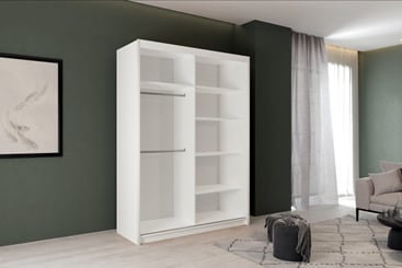 Šatní skříň Jamajka 150/217/62 se zrcadlem lamela variabilní vnitřek - JAMAJKA-150-INSIDE-1.2-scaled