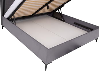 Ložnice Amo celý komplet dub estana antracit - AL19_Dab_Estana+Antracyt_Detail_Open_01