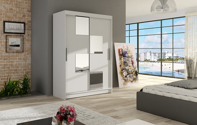 ŠATNÍ SKŘÍŇ NELSON III.120 BÍLÁ výprodej skladem