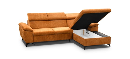 Rohová sedací souprava Coco 274x192 výška sedu 50 cm - úložný prostor