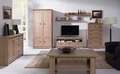 KOMODA PETRA PS9 116/87/46 - obrázek  dub divoky