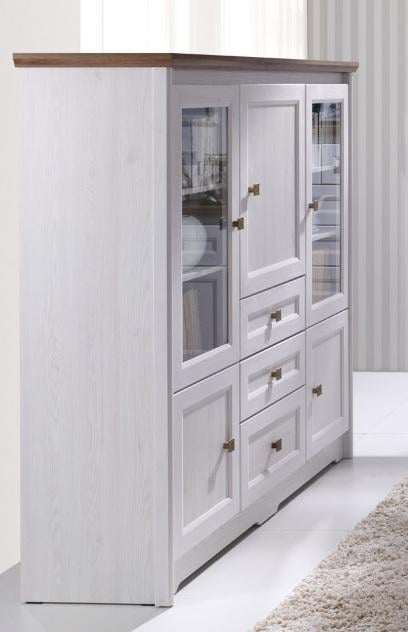 KOMODA VITRINA PETRA PS6 156/155/46 