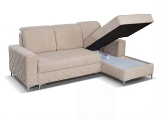 Rohová sedací souprava Borys mini 235x172 - úložný prostor