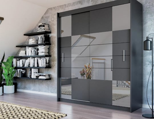 ŠATNÍ SKŘÍŇ ANNA II 203 grafit