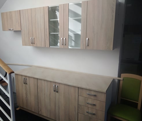 Kuchyně Síma 240 cm dub sonoma včetně pracovní desky 