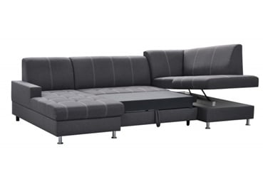 Rohová sedací souprava Gustav maxi U 175x306x173 cm - úložný prostor