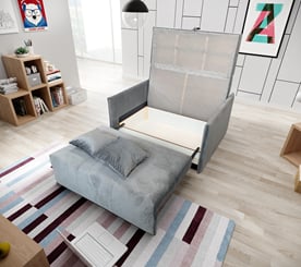 Rozkládací pohovka dvojsed Mary 3 146 cm  - ÚLOŽNÝ PROSTOR