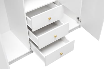 Šatní skříň Siena D3 149x200  se zrcadlem  - detail