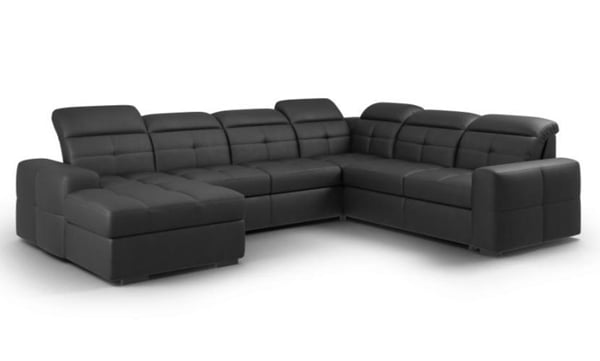 Luxusní rohová sedací souprava Kobra maxi 175x341x270 cm 