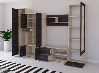 OBÝVACÍ STĚNA JANA  P 290/201/51 - VNITŘEK