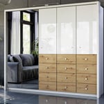 bílá+bílý lesk+dub artisan 