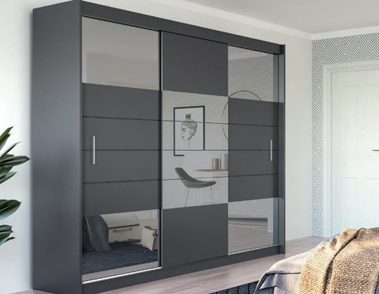 ŠATNÍ SKŘÍŇ ANNA II 250 grafit