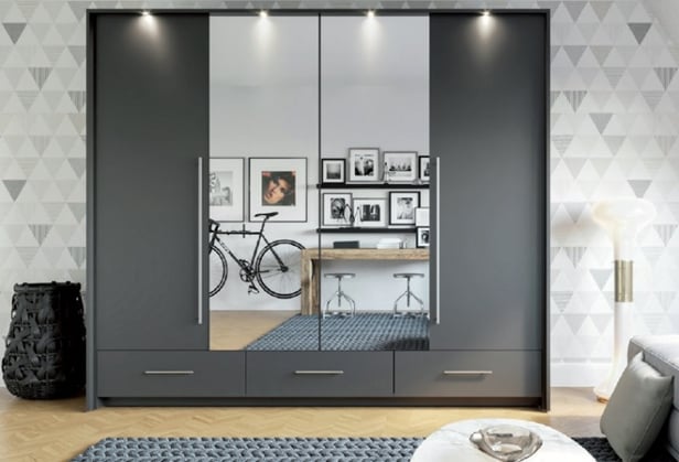 ŠATNÍ SKŘÍŇ LEGO 255/221/67 se zrcadlem 