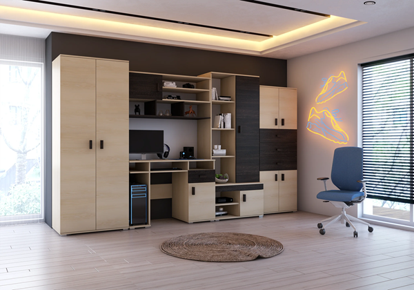 Dětský pokoj Míla 350 jasan-hnědá 