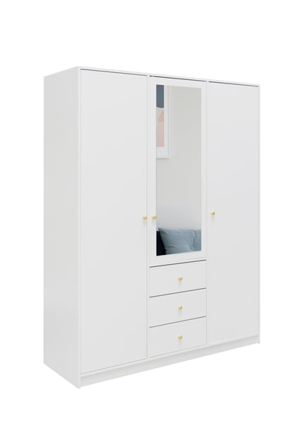 Šatní skříň Siena D3 149x200  se zrcadlem 