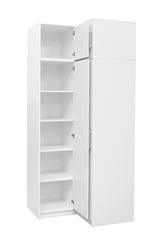 Rohová skříň Stela výběr barev  - detail vnitřku