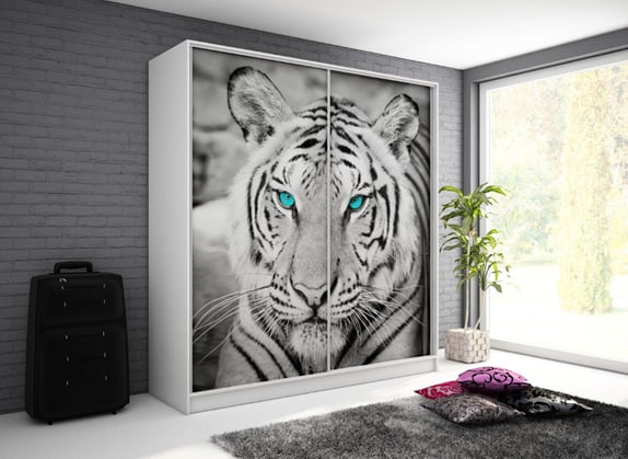 SKŘÍŇ TYGRIS S GRAFICKÝM MOTIVEM