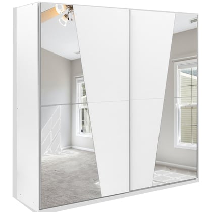 ŠATNÍ SKŘÍŇ EZELA 240/215/65 BÍLÁ MAT