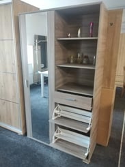PŘEDSÍŇOVÁ STĚNA OTIS 110 cm  - náhled šuplíky