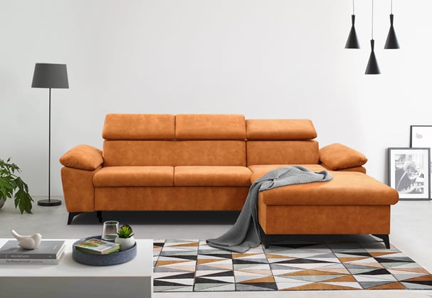 Rohová sedací souprava Coco 274x192 výška sedu 50 cm