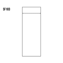 MASIVNÍ ŠATNÍ SKŘÍŇ SF103 80/190/60 BOROVICE - vnitřek