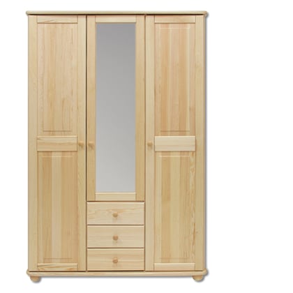 MASIVNÍ ŠATNÍ SKŘÍŇ SF100  125/190/60 BOROVICE