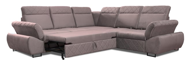 Rohová sedací souprava Selly II-R-II 273x273 cm  - polohovatelné opěrky