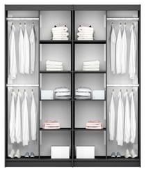 ŠATNÍ SKŘÍŇ MUNA 200 - vnitřek