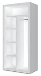 ŠATNÍ SKŘÍŇ FERDA GRAFIKA  - vnitřek