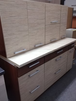 Kuchyně Lada 160 cm mořská tráva ořech