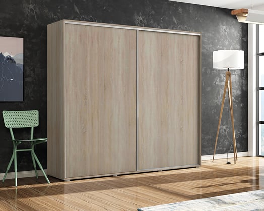 Šatní skříň Alena 15 200/245/62 bez zrcadla dub sonoma 