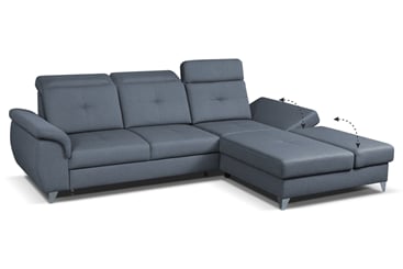 SEDACÍ SOUPRAVA CITRUS 2F+OTR - POLOHOVATELNÉ PODRUČKY