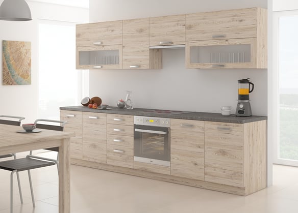 Sektorová kuchyně Bordea dub sandremo 