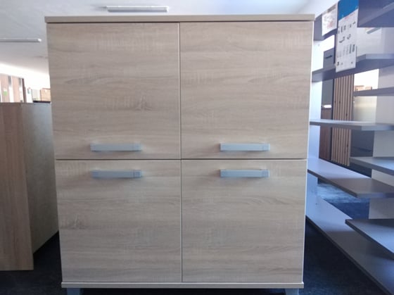 Vysoká komoda Max 4 100/115/40 4D dub sonoma