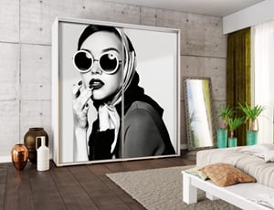 women in retro style