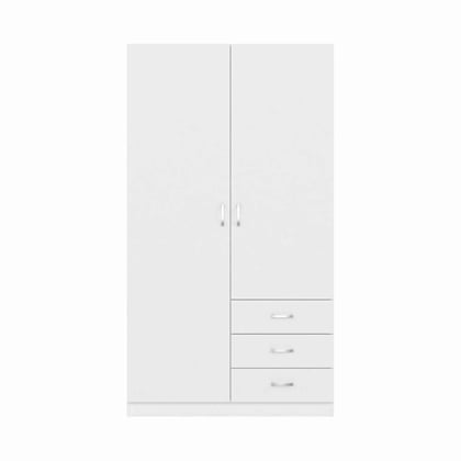 Šatní skříň Puma 101x176x51 cm bílá 
