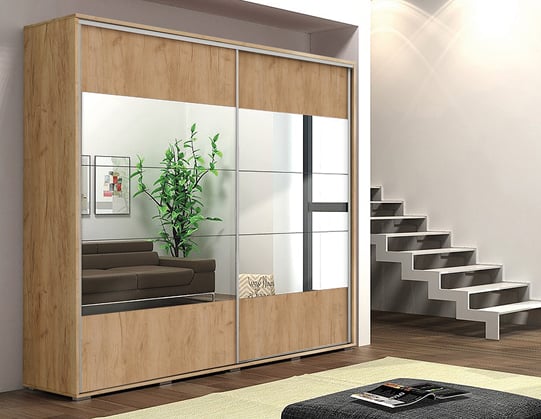 SKŘÍŇ S POSUVNÝMI DVEŘMI A ZRCADLEM ALENA 17 