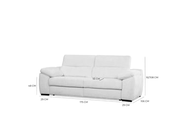 Pohovka Lisa Lux 233 cm - rozměry