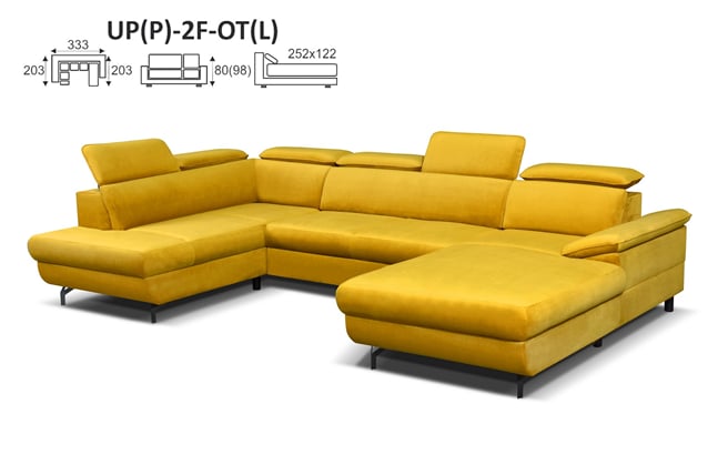 SEDACÍ SOUPRAVA FÉNIX UP-2F-OT