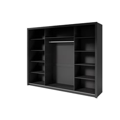 Šatní skříň Frama 255/206/60 bez zrcadla  - vnitřek