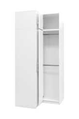 Rohová skříň Stela výběr barev  - detail vnitřku 