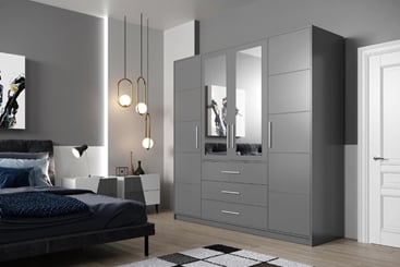 SKŘÍŇ STELA D4 GRAFIT 196 CM  -  grafit