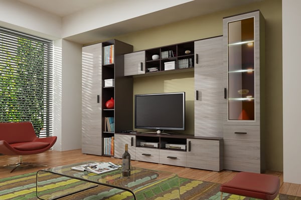 OBÝVACÍ STĚNA LARISA 305/202/52 CM sonoma, dub trufla