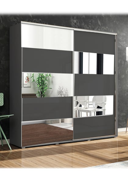 SKŘÍŇ S POSUVNÝMI DVEŘMI A ZRCADLEM ALENA 16 