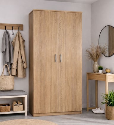 Šatní skříň Leona 90x200x52 dub sonoma