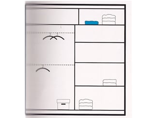 ŠATNÍ SKŘÍŇ  MEDIOLAN - NAKRES