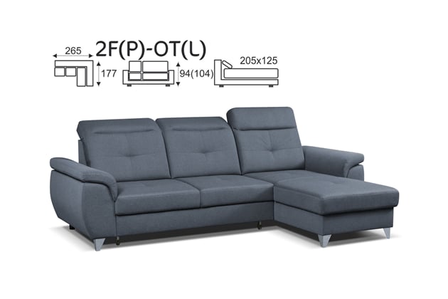 SEDACÍ SOUPRAVA CITRUS 2F + OT