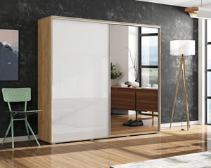 craft zlatý/bílé sklo