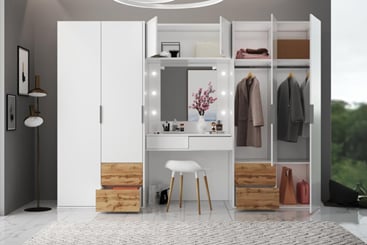 SKŘÍŇ SOMA S TOALETKOU 300 -  vnitřek