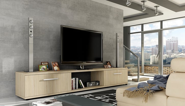 LEVNÝ TELEVIZNÍ STOLEK EDICE 175 cm 